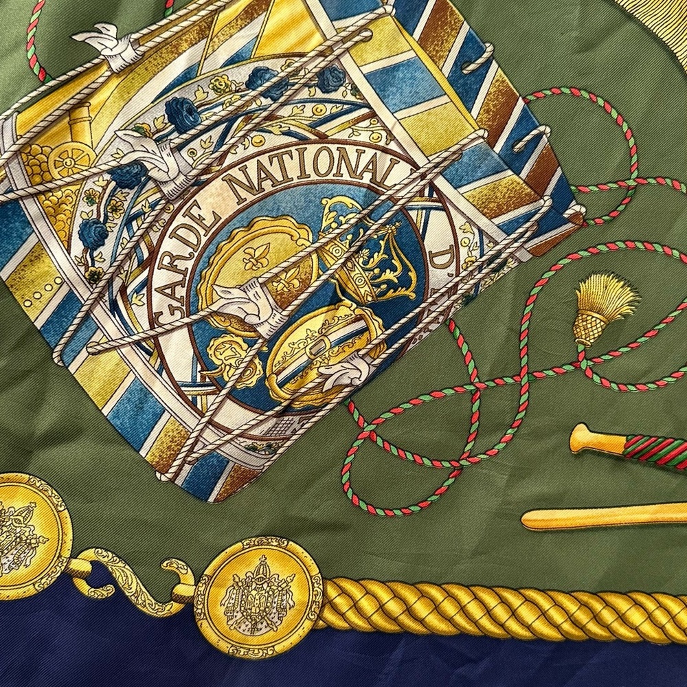 Hermes scarf  les Tambours - Picture 6 of 15